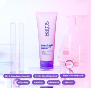 SCORA Salicylic Acid Gentle Low pH Cleanser Sabun Cuci Muka Oily Acne Prone | Getle Deep Cleansing