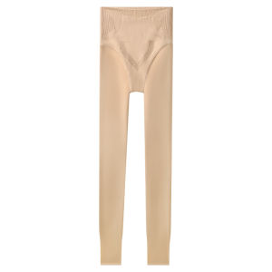 MIANXIANZHI | Womens Faux Nude Fleece Lined Tights Single Layer Natural Skin Color Ultra Natural Feeling Autumn Winter Warmth Leggings