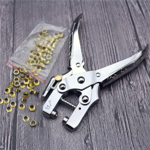 Máy Đục Lỗ Kim Loại Đa Chức Năng Máy Đục Lỗ Tròn Bằng Khí Nút Đục Lỗ Đơn Bằng Thép Không Gỉ Máy Đục Lỗ Văn Phòng Phẩm