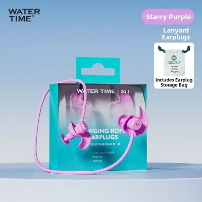 WATERTIME | Waterproof Swimming Earplugs for Adults Silicone Nose Clip
