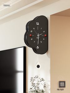 CTYLIGHTZ | Modern Minimalist Dual Face Corner Clock No-Drilling Installation