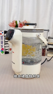 SG【ReadyStock】Smart Portable Hot Water Kettle: 500ml Auto Heat Retention Quick 5-Min Boil Car Adapter & Travel Bag - Stainless Steel Construction