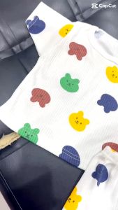 BIG SALE SETELAN BAJU ANAK BEAR FULL PRINT
