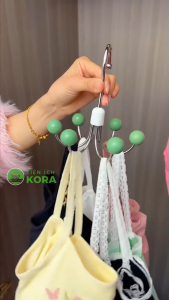 Mua 10 Tặng 1 Móc Treo Quần Áo Túi Xách Thắt Lưng Mũ Nón 6 Móc Xoay Inox Tiện Lợi Đa Năng DASEP