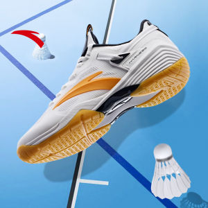 ANTA รองเท้าแบดมินตันผู้ชาย ทนทานและมั่นคง สำหรับปิงปอง วอลเลย์บอล และเทเบิลเทนนิส 912424401