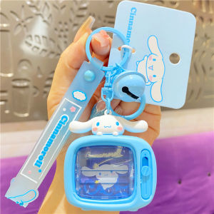 Sanrio Creative Cartoon Anime Keychain Bag Pendant Womens Style Kurokos Uniform Dog Design PVC Plastic Hardware Couple Series