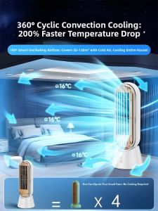 MURAN | Portable Desk Mini Air Conditioner USB Charging Quiet Cooling Fan