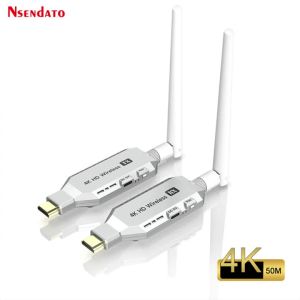 5.8G HDMI Wireless Extender 50M 4K HDMI Video Audio Transmitter and Receiver Kit Wireless Display Dongle Adapter For TV Monitor