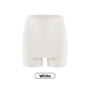 Miiow | Cat Woman Safety Pants Womens Seamless Ice Silk Thin High Waist Abdomen Control Summer Underwear Briefs Two-In-One