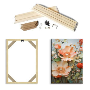 35x45 40x50cm Wall Art Painting Frame Wooden Frames for Canvas Oil Painting Diamond Painting Frames Canvas Wood Wall Frame