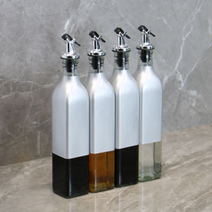 YALINJIAJU | Leak-Proof Glass Seasoning Bottle Set with Rack