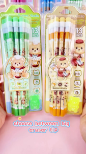 Little Tree HB Graphite Pencil Set for Daily Writing and Practice Writing of Student Kids Office Multicolor Cute Design