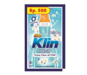 so klin liquid 500 1 renceng 20 ml | deterjen cair