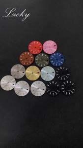 MUZHI | Army Green 28.5mm New Sunray Dial High Quality Green Luminous Fit NH35/NH36/4R/7S Movement Watch Modification Accessories