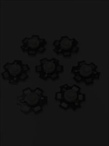 10PCS Mini Star LED Heatsink Light Bulbs 3W High Power 45MIL LED Chip Beads Emitter Diodes Lamp Beads DIY Lighting Decoration Re