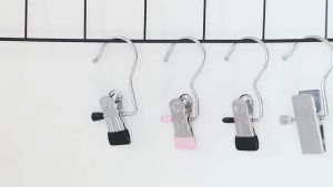 (Random Color) Laundry Hanging Hooks Clips Boot Hangers Heavy Duty Stainless Steel Portable Travel Drying Clothes Pins for Closet Home Sock