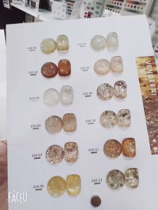 Vendeeni X20 New Korean big sequins flashing Glitter rich woman platinum gel nail polish 12color 12色新品韩国大亮片爆闪小富婆铂金甲油胶美甲店