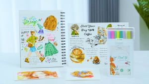 Ohuhu Markers Pens for Journaling: 40 Colors Art Markers Dual Tips Extra Fine & Brush Pens Water-Based Coloring Markers for Adults Coloring Books Bullet Journal Drawing Calligraphy Sketching