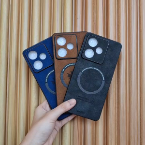 Case Maple Magnetic For Realme GT 7T / Realme GT 7 Softcase Leather Magsafe Hoha acc