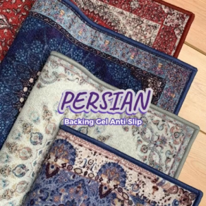 Tren-D-rugs - Keset kaki digital print dapur panjang lorong anti slip murah kitchen mat 50 cm x 120 cm + 40 cm x 60 cm 1 set isi 2 pcs - Persian Series - NMs