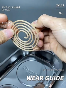 ที่หนีบยาจุดกันยุงแบบสองหัว ที่หนีบยาจุดกันยุงแบบพิเศษ ที่หนีบสแตนเลส ตัวยึดคลิปจระเข้