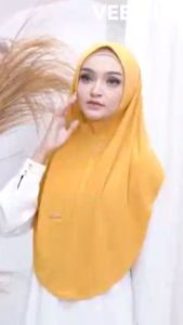 JILBAB INSTAN BERGO ALINA PLUS MASKER ORIIGINAL KIMIKEY ~ 126
