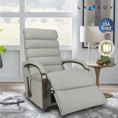 La-Z-Boy เก้าอี้ปรับนอน โยกได้ 10T-520 Norman หนังแท้ครึ่งตัว เลซีบอย lazboy
