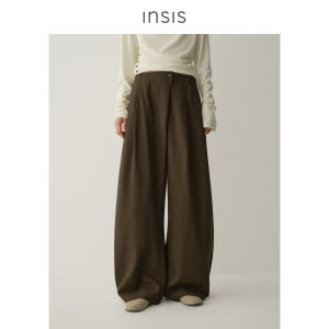 INSIS FEMME | Chic Chinese Style Side-Placket Wide Leg Pants