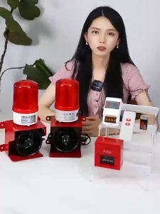 LED Fire Alarm Control System (1000M Remote) – Sound Flash Emergency Alarm Ideal for Interior Hotel Use