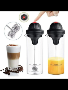KINGREADY Electric Milk Foaming Machine Coffee Milk Frother Automatic Fancy Household Mixing Cup