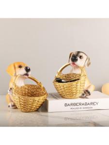 FENGHONGTAO | Key Storage Dog Figurine Decor