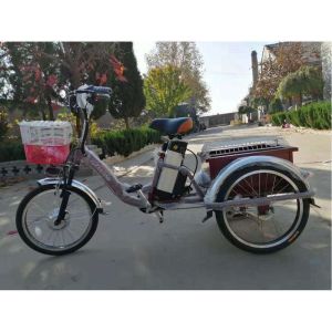 XE ĐẠP TRỢ LỰC ĐIỆN BA BÁNH CHO NGƯỜI GIÀ