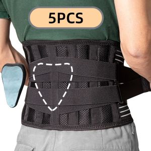 1/2/5/10PCS Guoftstars Professional Lumbar Back Support Belt Adjustable Lumbar Support For Pain Relief Of Back/Lumbar/Waist Waist Brace For Herniated Disc  Sciatica 护腰带