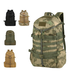36-55L Large Capacity Travel Bag Outdoor Tactical Camo Backpack Camping Mountaineering Cycling Hiking Oxford Cloth Backpack