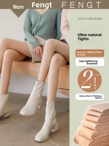 FENGTING | Leggings Tights Bare Look Natural Thickened Silk Stockings