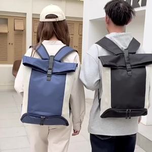Lightweight Fitness Backpack with Shoes Pocket Large Space Outdoor Sports Basketball Bags team Training Travel Duffel Rucksack