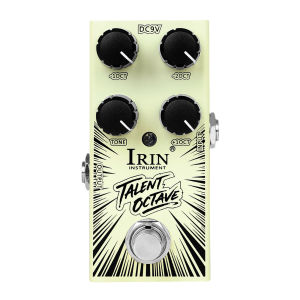 IRIN | IRIN RF-19 TALENT OCTAVE Guitar Effects Pedal – Polyphonic Triple Octave Harmonizer Create 3 Separate Voices Guitar Pedal
