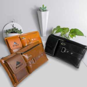 Tas Selempang Waistbag Kulit Pinggang Pria Kaneen