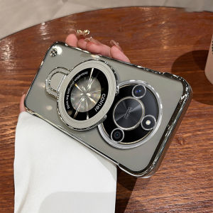 Ultra-Thin Wireless Charging Huawei Honor X70 Phone Case New X50 Magnetic Absorption Charging X60 Electroplated No Frame Transparent Case X10