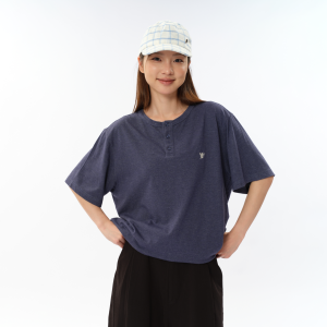 Roaringwild | Henry Neck Light Angel Loose T-Shirt
