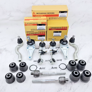 1 PAKET BUSHING ATAS BAWAH RACK END LINK STABIL BALL JOINT TIE ROD MITSUBISHI TRITON HDX PAJERO 2015 KEATAS