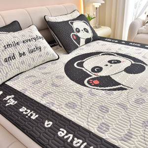 Cooling Fabric Cartoon Summer Air Conditioner Mattress Pad Set Foldable Washable Breathable