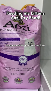 1kg Aozi Kitten Cat Dry Food Balanced Nutrition Growth Cat Cats Pet Dry Food Organic Natural