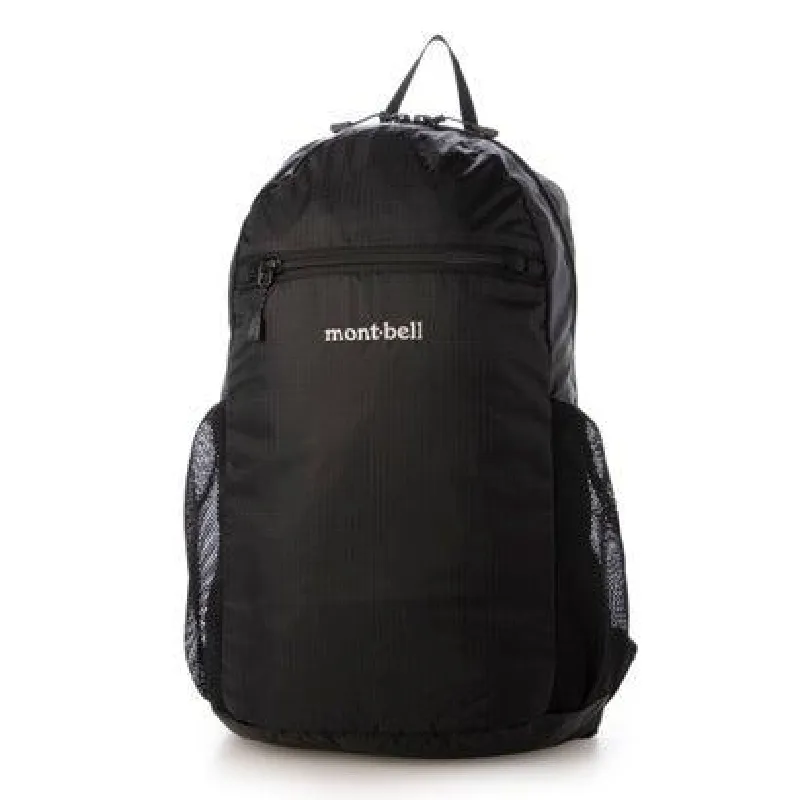 Montbell Pocketable Backpack Black 10L Lightweight Foldable Hiking