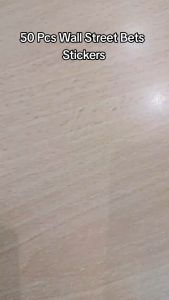 50pcs WALL STREET BETS (WSB) Vinyl Decal graffiti STICKERS bomb for laptop fridge luggage & etc