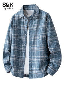 BALENO | Casual Plaid Long-sleeved Shirt for Men