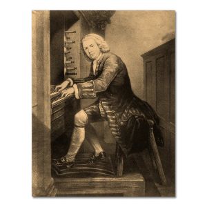 BILIBILI | Johann Sebastian Bach German Musician Canvas Painting Vintage Wall Pictures Kraft Poster Coated Wall Stickers Home Decor Gift