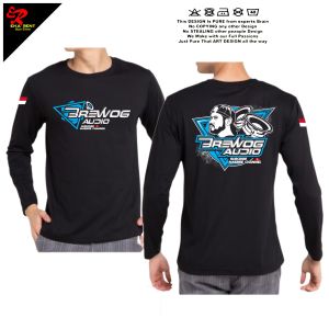 Baju Kaos Brewog Audio Sound System Distro Dewasa Lengan Panjang