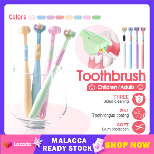 Adult Kids Ultra Fine Super Soft Three Sided Toothbrush Oral Care Safety Tooth Brush Household Cleaning Health