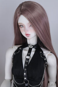 Eden Mixed Color Middle Part Wig for Bjd/Sd Custom Made 1/3 Scale Doll Accessories Anime Cosplay Wigs Kids Adults Suitable